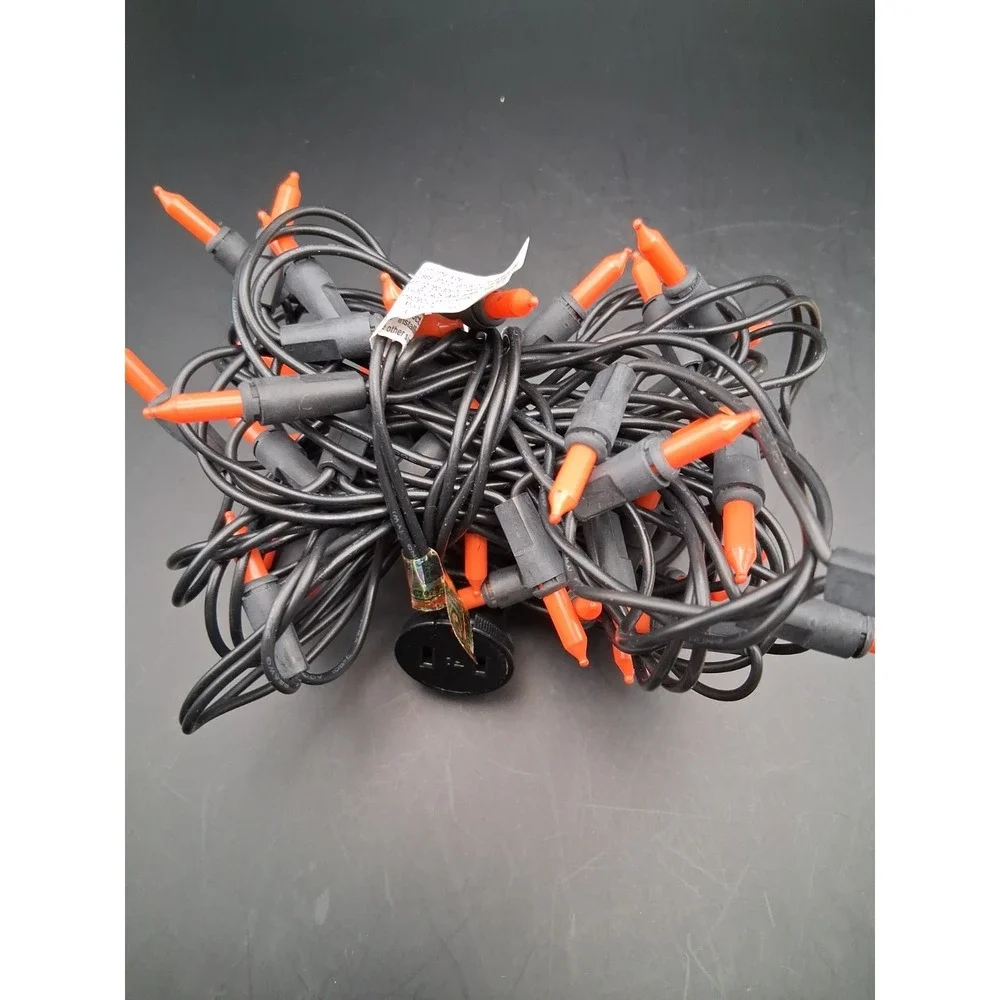 3 Set Bundle Halloween Jack-'O-Lantern, Mini Pumpkin & Orange String Lights READ